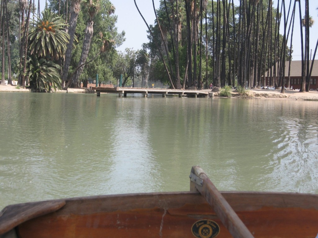 Sailing away from the dock