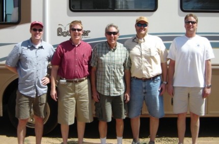 Eric, Wayne, Dad, Wayne and Alan