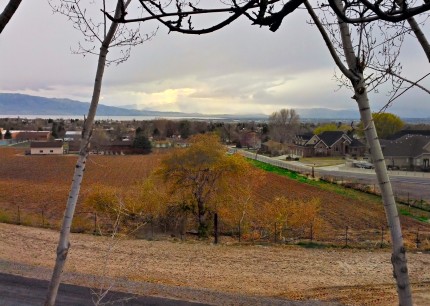 Storm in the west past Utah Lake