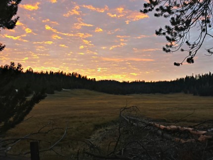 Sunrise over Casa Vieja Meadows