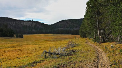 Trail along side the Casa Vieja Meadows