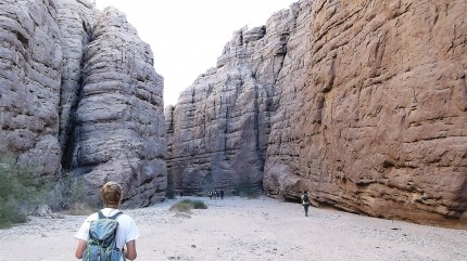 2014-1-18, Ladder and Painted Canyon Hike (3)